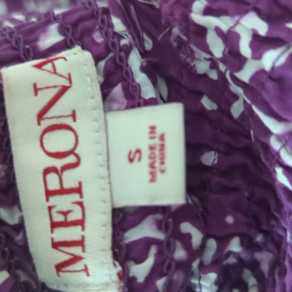 Clearance sale!! Purple Paisley Full Length Dress - Picture 4 of 4